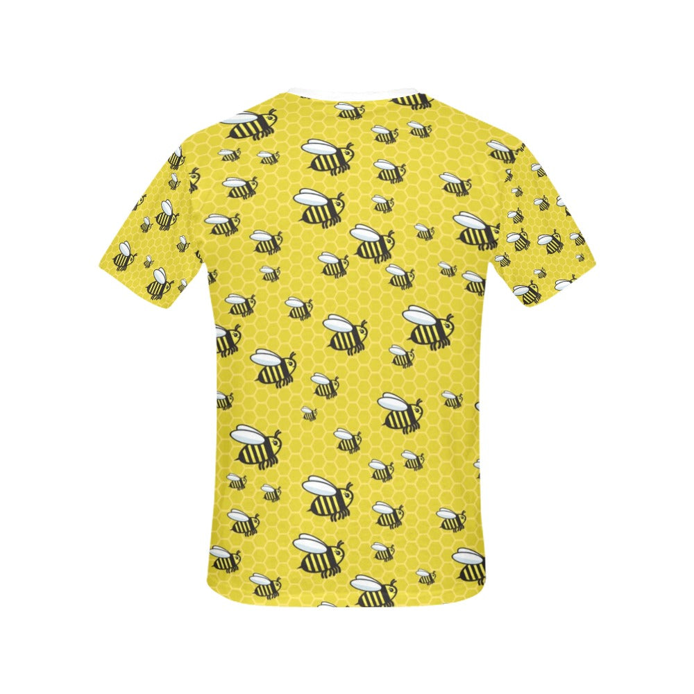 Bee Cute Print Design LKS308 Women's  T-shirt