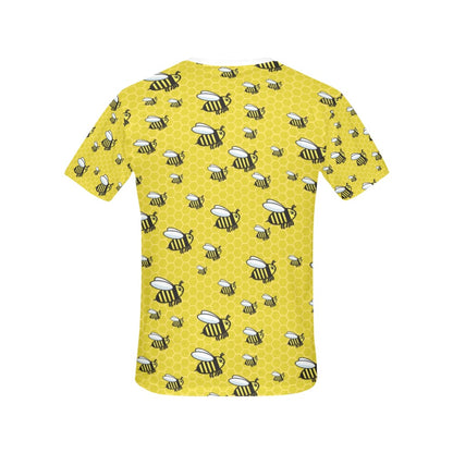 Bee Cute Print Design LKS308 Women's  T-shirt