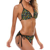 Heliconia Pattern Print Design HL03 Bikini