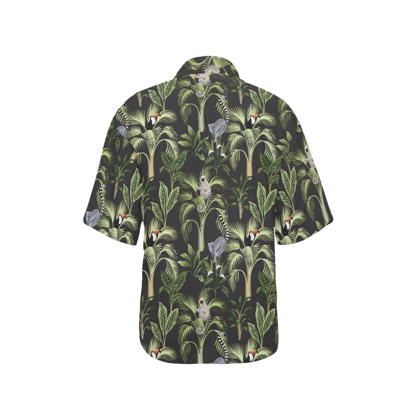 Rainforest Pattern Print Design RF05 Women's Hawaiian Shirt