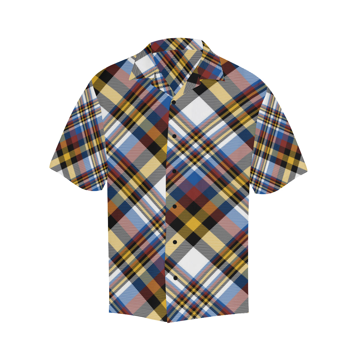 Madras Pattern Print Design 01 Men's Hawaiian Shirt