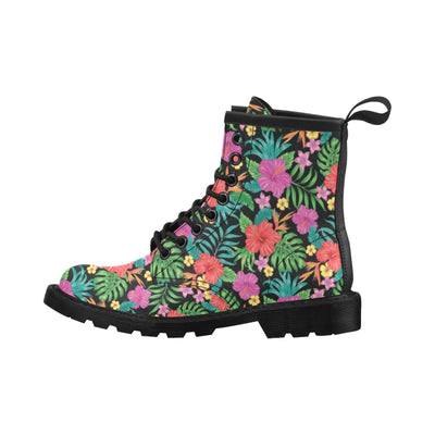 Hibiscus Red Hawaiian Flower Women's Boots