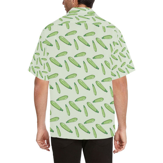 Zucchini Print Design LKS302 Men's Hawaiian Shirt