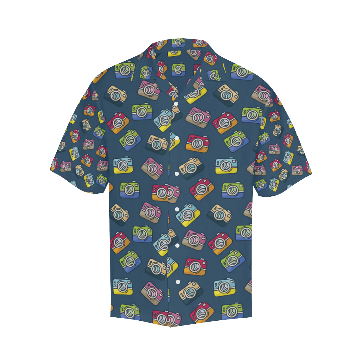 Camera Pattern Print Design 03 Men's Hawaiian Shirt