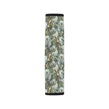 Koala Pattern Design Print Car Seat Belt Cover