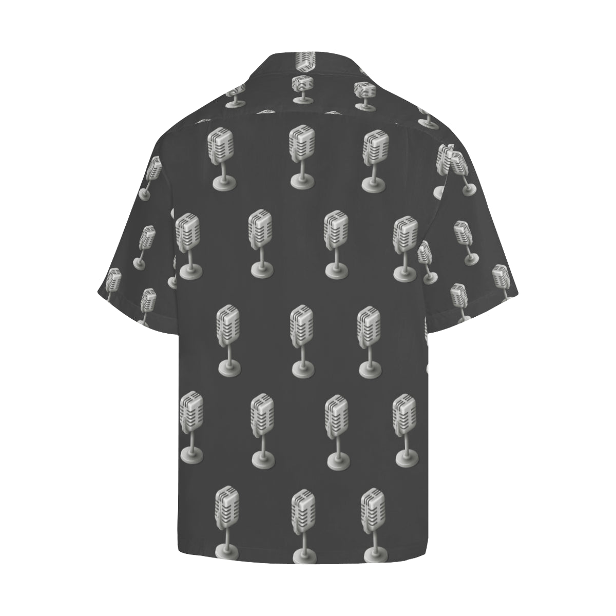 Microphone Vintage Pattern Print Design 01 Men's Hawaiian Shirt