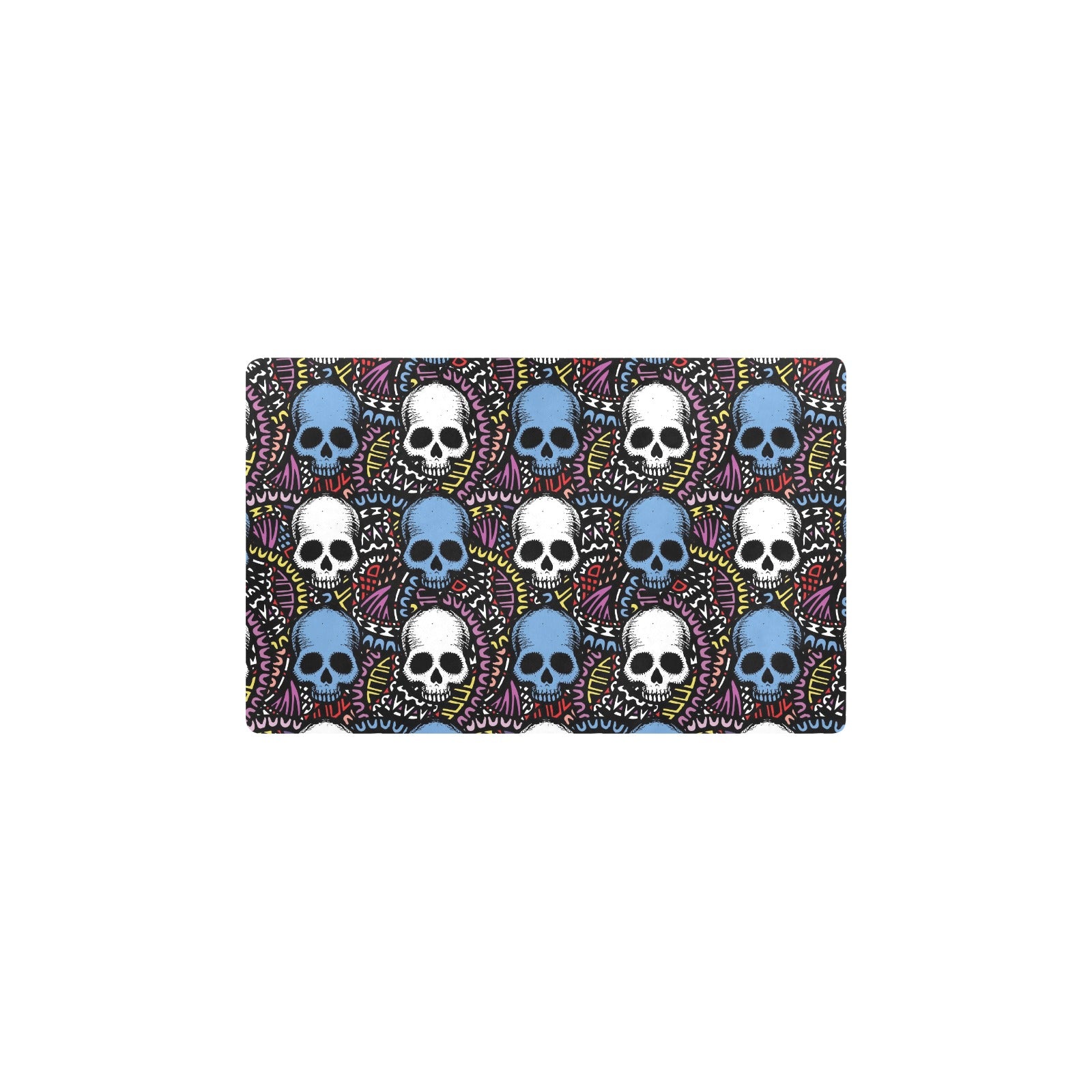 Skull Print Design LKS305 Kitchen Mat