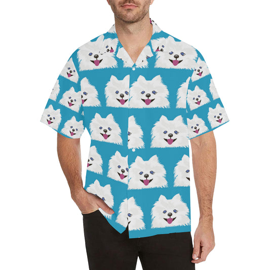 Pomeranians Pattern Print Design A05 Men's Hawaiian Shirt