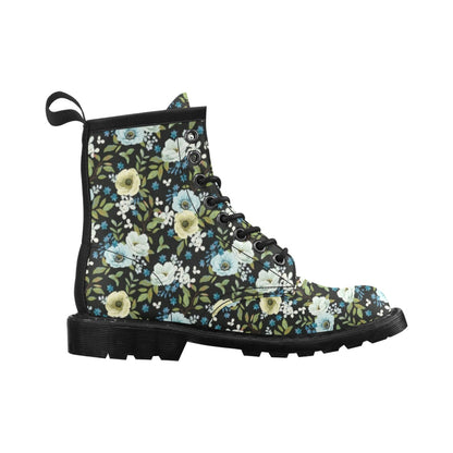 Anemone Pattern Print Design AM03 Women's Boots