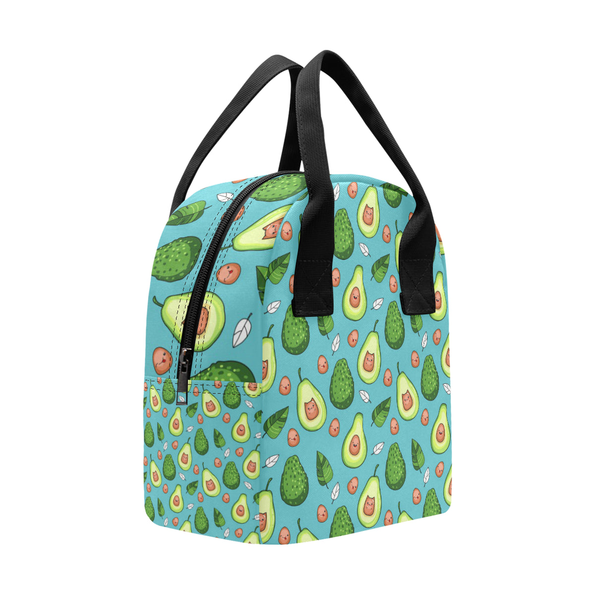 Avocado Pattern Print Design AC05 Insulated Lunch Bag