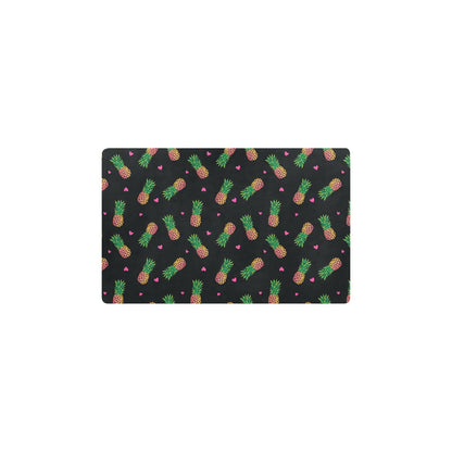 Neon Pineapple Pattern Print Design A04 Kitchen Mat