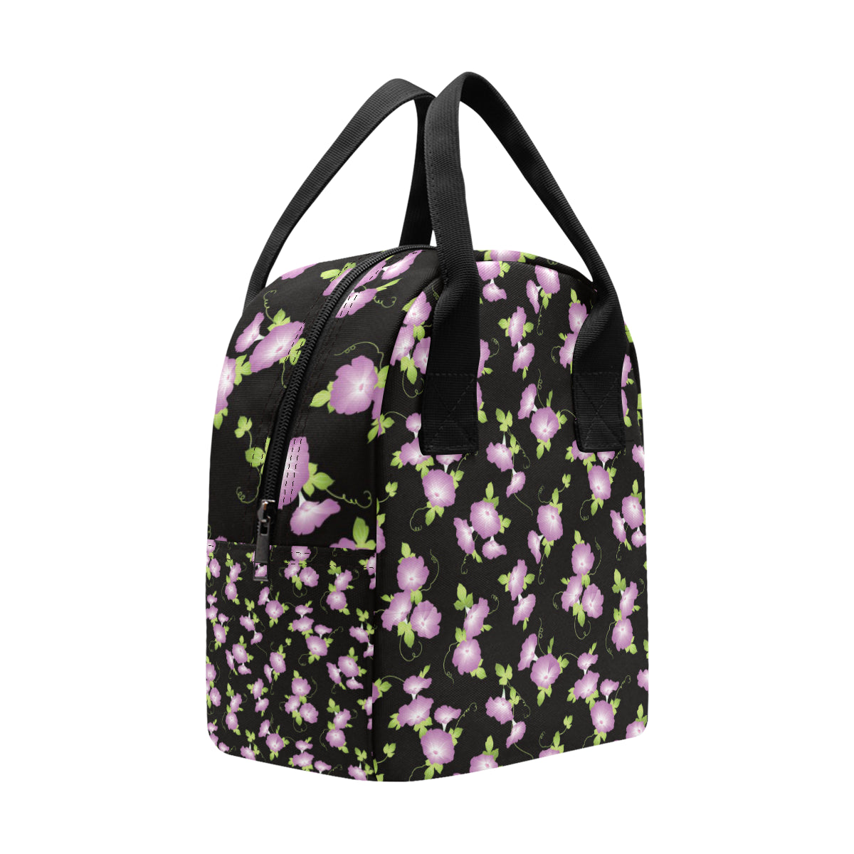 Morning Glory Pattern Print Design MG02 Insulated Lunch Bag