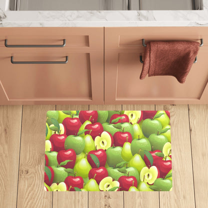 Apple Pattern Print Design AP03 Kitchen Mat