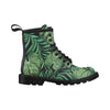 Green Fresh Tropical Palm Leaves Women's Boots