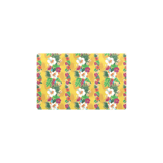 Hawaiian Themed Pattern Print Design H09 Kitchen Mat