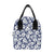 Hibiscus Pattern Print Design HB012 Insulated Lunch Bag