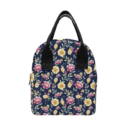 Gerberas Pattern Print Design GB03 Insulated Lunch Bag