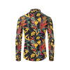 Bird Of Paradise Pattern Print Design BOP016 Men's Long Sleeve Shirt