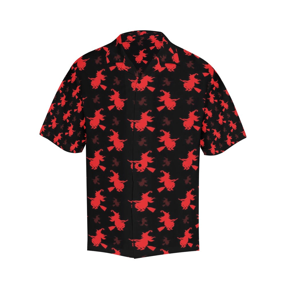 Witch Print Design LKS308 Men's Hawaiian Shirt
