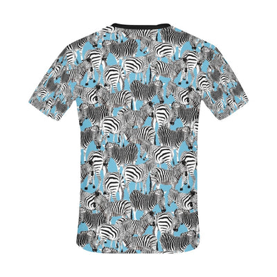 Zebra Print Design LKS305 Men's All Over Print T-shirt