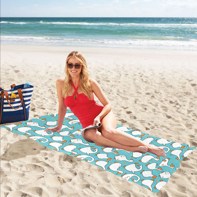 Goose Print Design LKS403 Beach Towel 32" x 71"