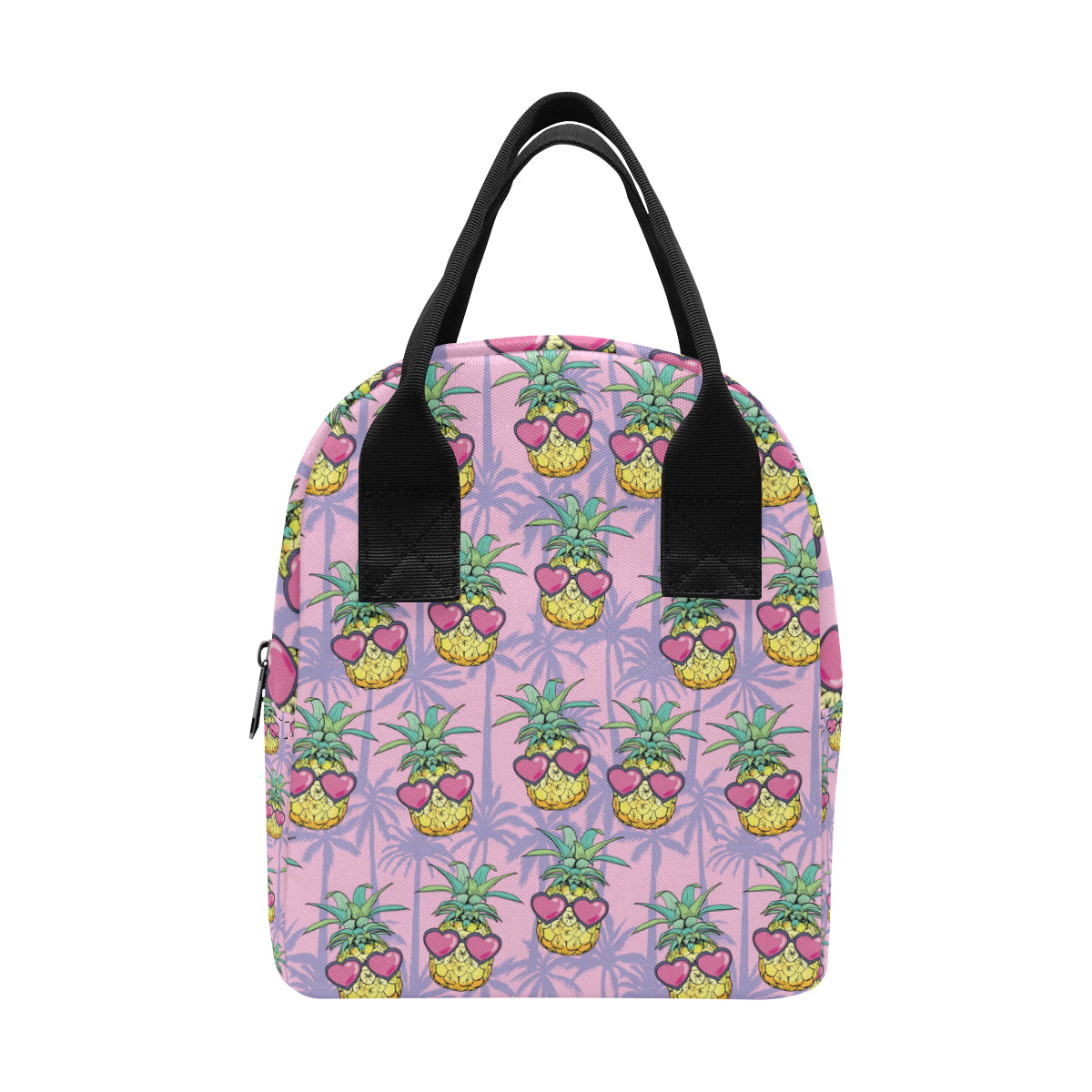 Pineapple Pattern Print Design PP06 Insulated Lunch Bag