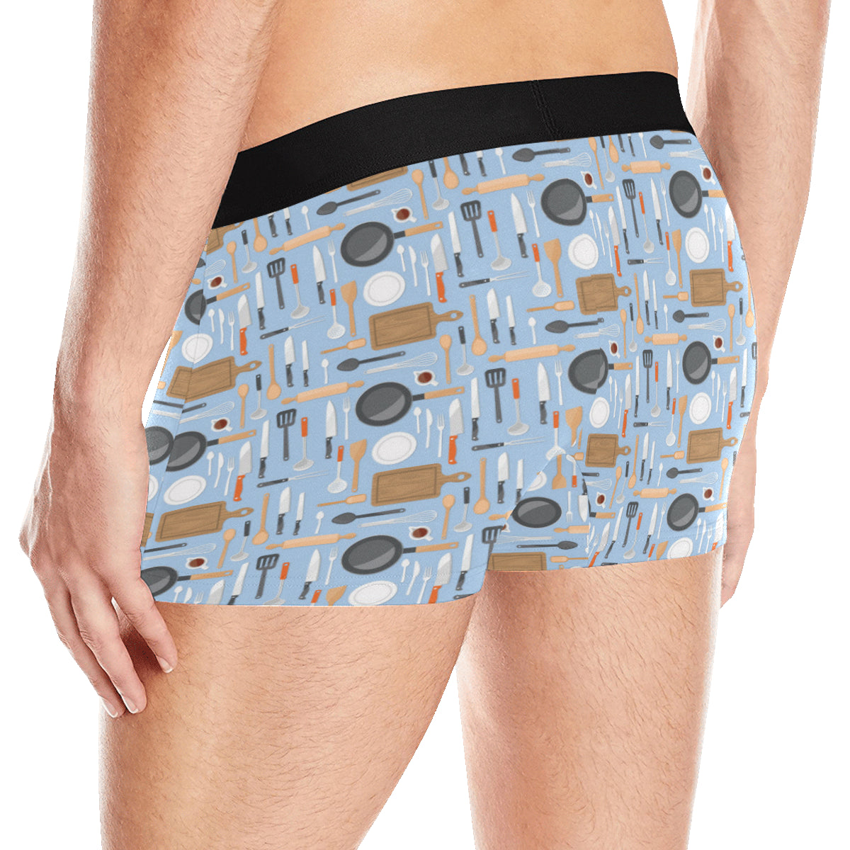 Cooking Kitchen Tools Pattern Print Design 02 Men's Boxer Briefs
