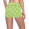 Cucumber Pattern Print Design CC04 Yoga Shorts