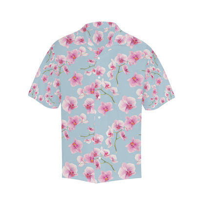 Orchid Pattern Print Design A01 Men's Hawaiian Shirt