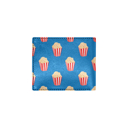 Popcorn Pattern Print Design A04 Men's ID Card Wallet