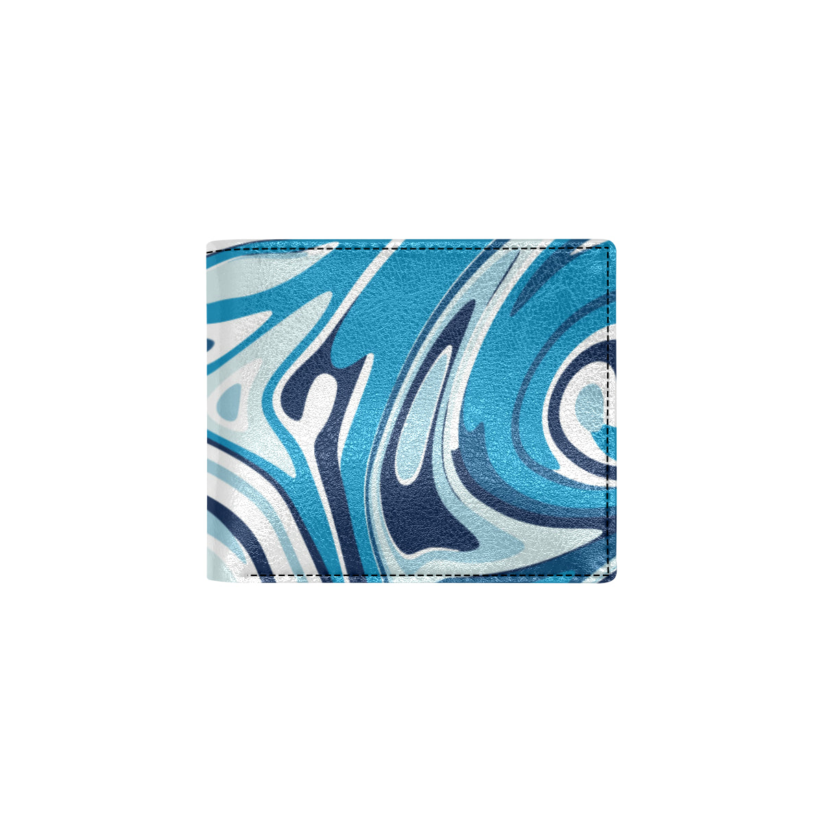 Liquid Pattern Print Design 05 Men's ID Card Wallet