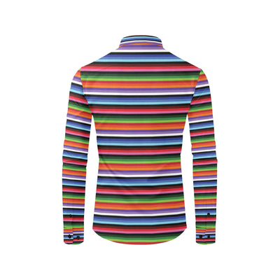 Serape Design Men's Long Sleeve Shirt