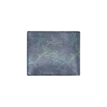 Flying Fish Pattern Print Design 02 Men's ID Card Wallet