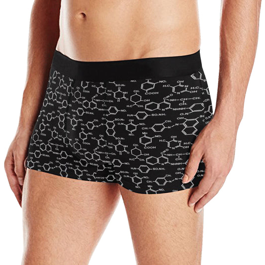 Chemical Pattern Print Design 02 Men's Boxer Briefs