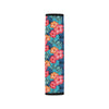 Red Hibiscus Pattern Print Design HB02 Car Seat Belt Cover