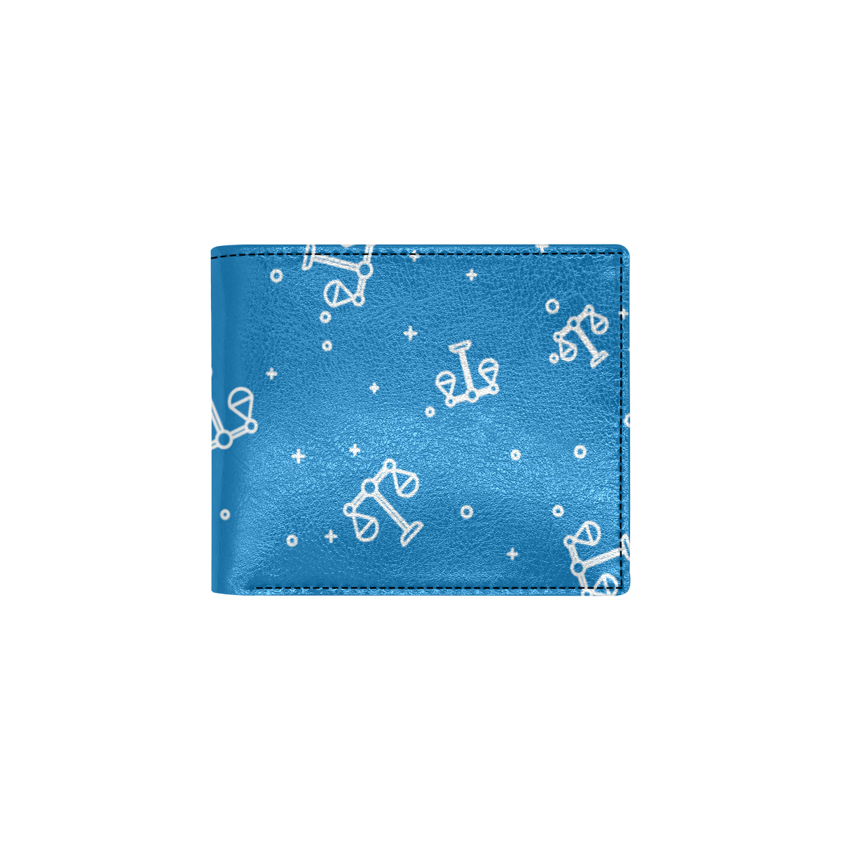Libra Pattern Print Design 05 Men's ID Card Wallet