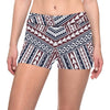 Polynesian Tribal line Yoga Shorts