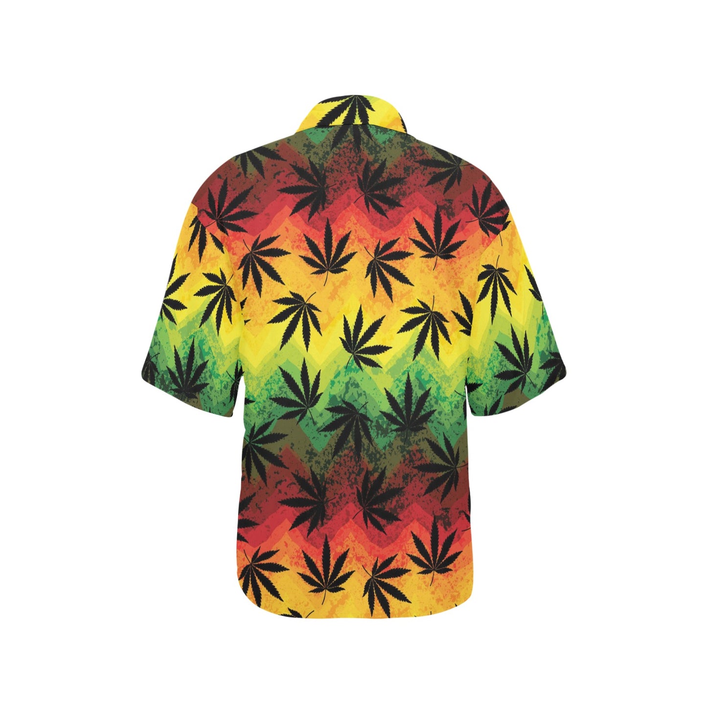 Rasta Pattern Print Design A02 Women's Hawaiian Shirt