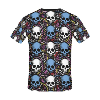 Skull Print Design LKS305 Men's All Over Print T-shirt