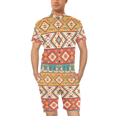 Navajo Pattern Print Design A01 Men's Romper