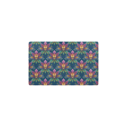 lotus Boho Pattern Print Design LO04 Kitchen Mat