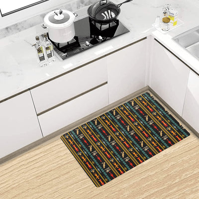 Eye of Horus Egypt Style Pattern Kitchen Mat