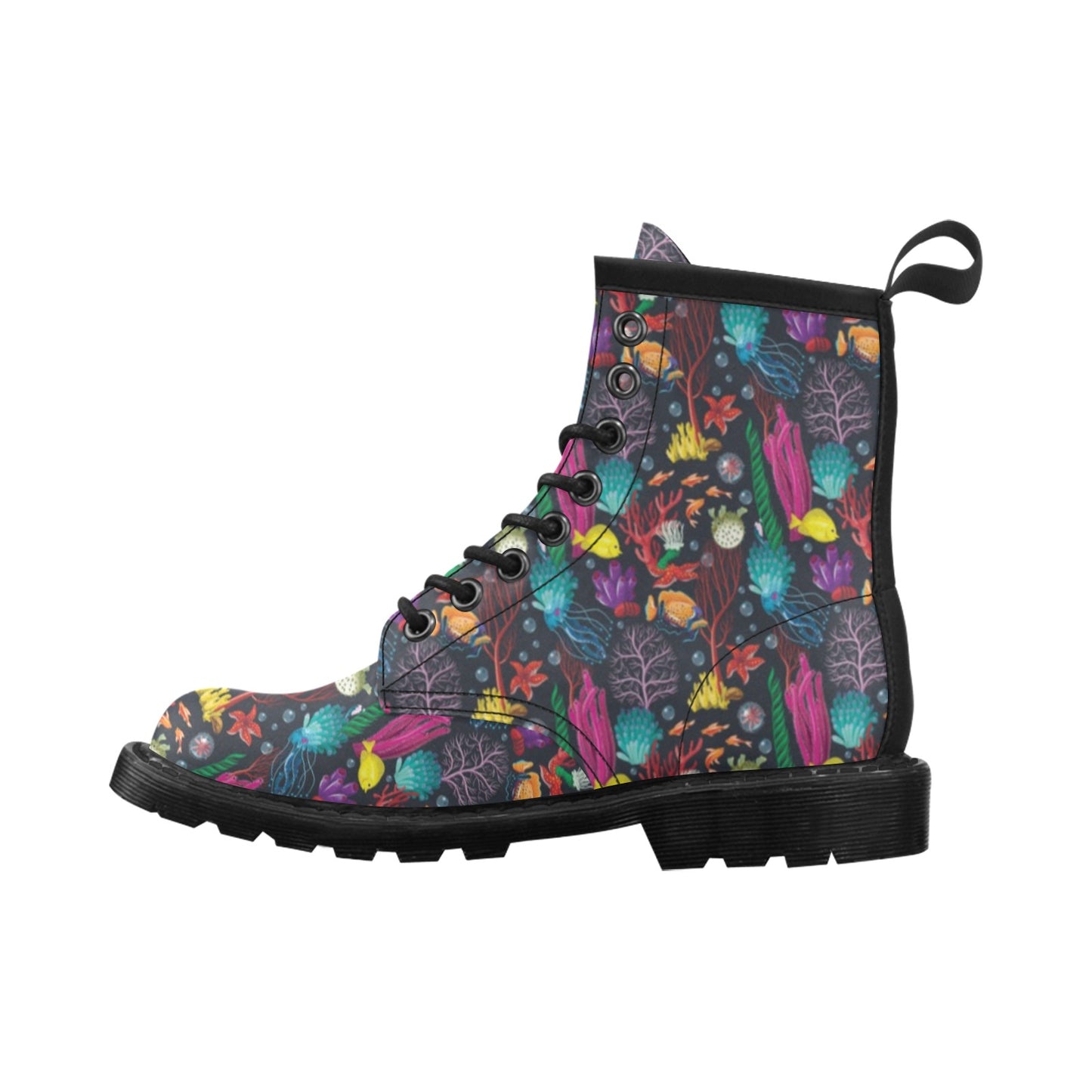 Underwater Cute Print Design LKS303 Women's Boots