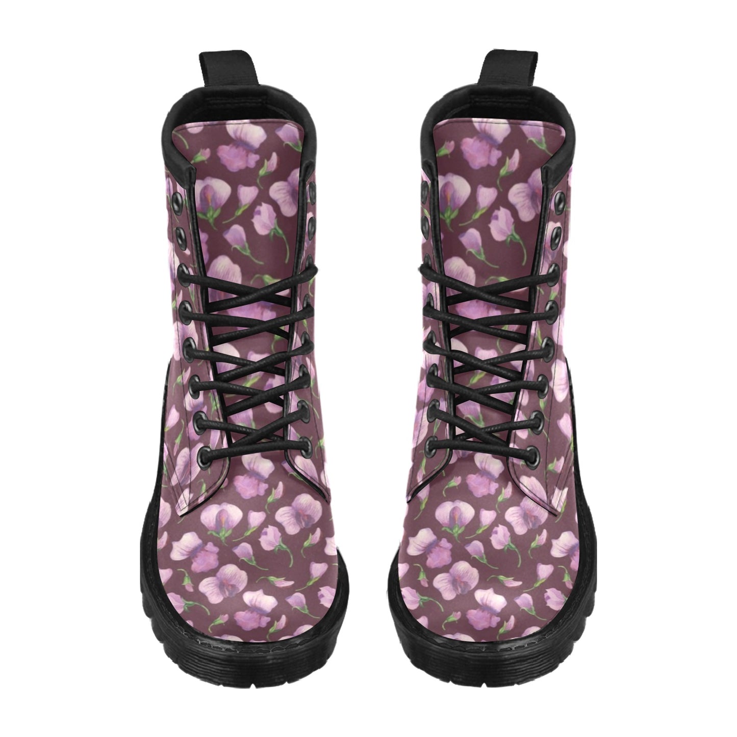 Peony Pattern Print Design PE010 Women's Boots