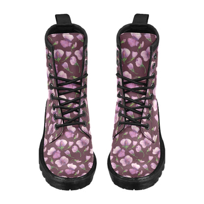 Peony Pattern Print Design PE010 Women's Boots