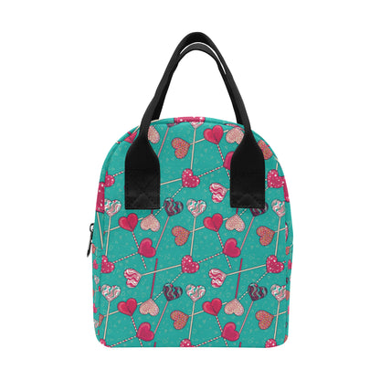 Lollipop Pattern Print Design LL01 Insulated Lunch Bag