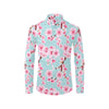 Cherry Blossom Pattern Print Design CB04 Men's Long Sleeve Shirt