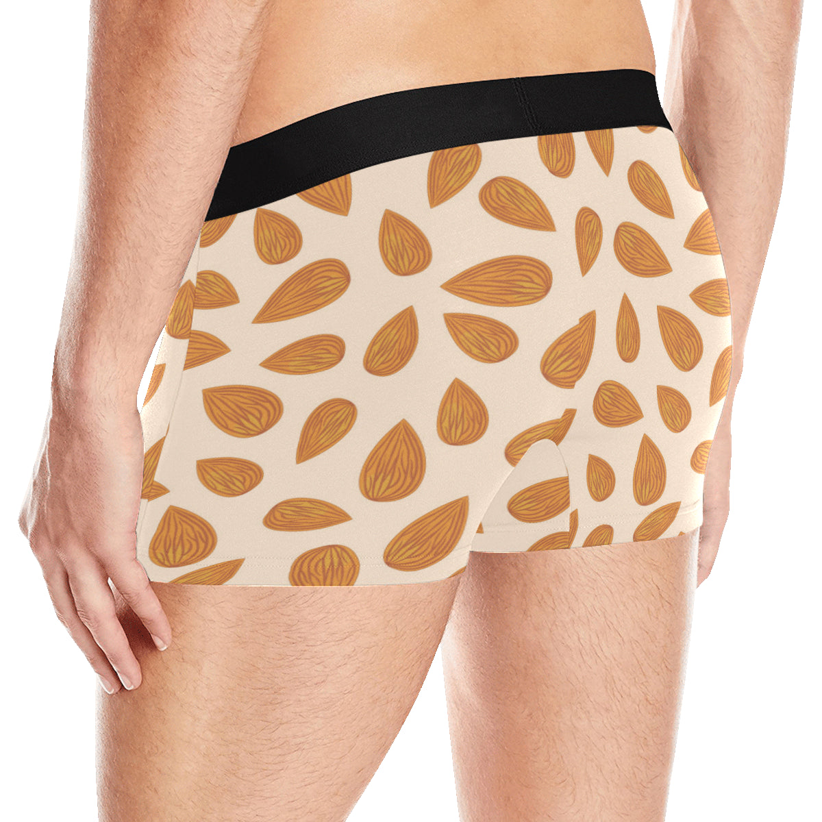Almond Pattern Print Design 03 Men's Boxer Briefs