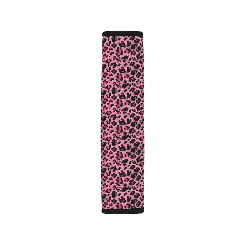 Cheetah Pink Pattern Print Design 01 Car Seat Belt Cover