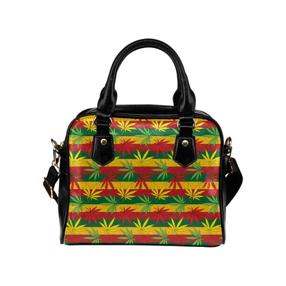 Rasta Pattern Print Design A03 Shoulder Handbag